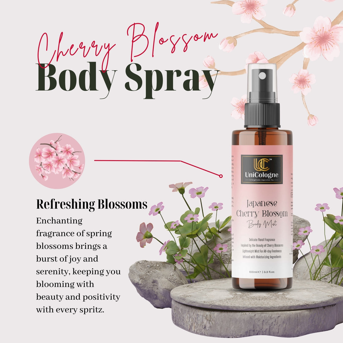 Japanese Cherry Blossom Body Mist Perfume