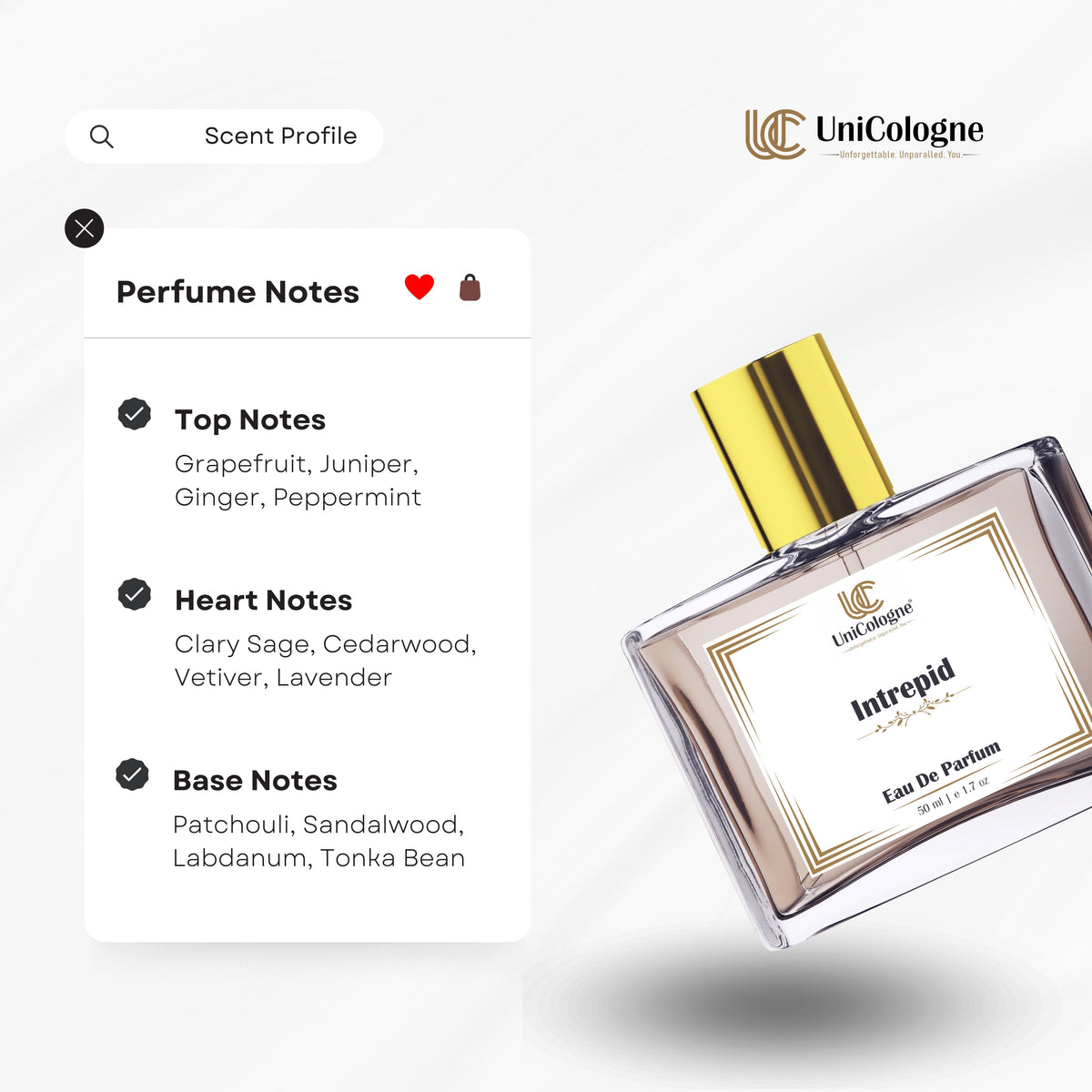 Intrepid Luxury Perfume for Men Bold & Long-Lasting Scent – UniCologne
