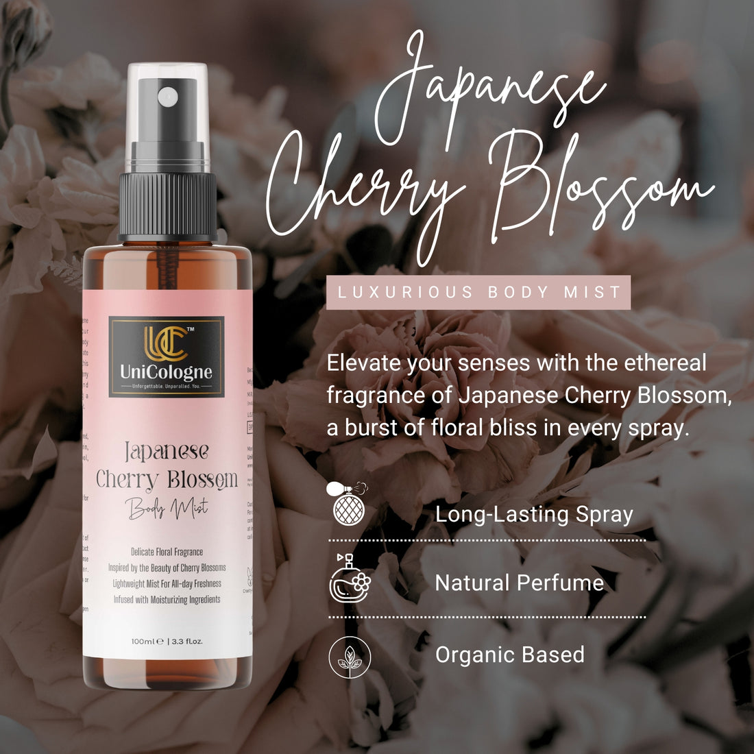 Japanese Cherry Blossom Body Mist Perfume