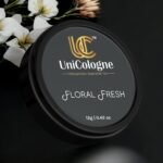 UniCologne™ Floral Fresh Solid Perfume | Premium Fragrance for Men & Women | Alcohol Free Strong and Long-Lasting Fragrance | Fresh Citrusy Floral Green Warm Musky Woody | Goodness of Beeswax + Shea Butter + Almond Oil