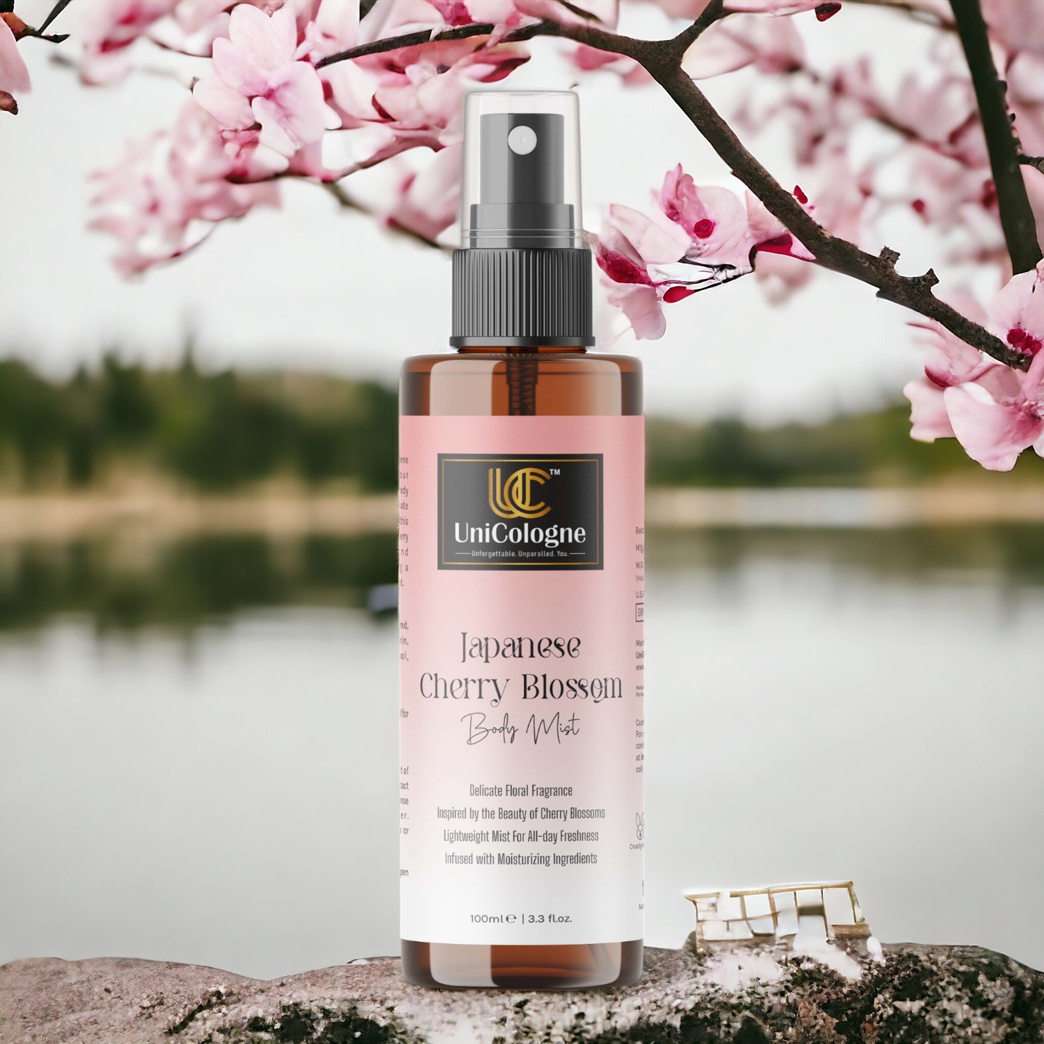 Japanese Cherry Blossom Body Mist Moisturizing Perfume Spray