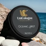 UniCologne™ Oceanic Mist Solid Perfume | Premium Fragrance for Men & Women | Alcohol Free Strong and Long-Lasting Fragrance | Fresh Marine Aquatic Floral Green Musky | Goodness of Beeswax + Shea Butter + Almond Oil