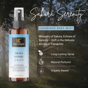 Sakura Serenity Refreshing Body Mist Luxurious Perfume Fragrance